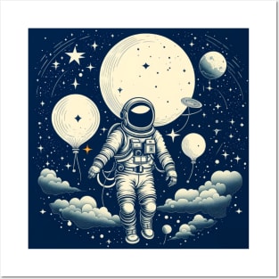 Astronaut Posters and Art
